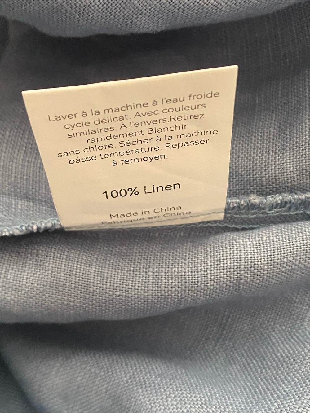 Lintico Blue 100% Linen Maddie Kimono loose maxi dress belted M LAGENLOOK - Picture 10 of 10